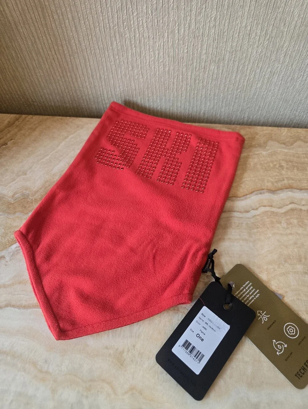 Goldbergh Bri Neck Warmer Flame Red